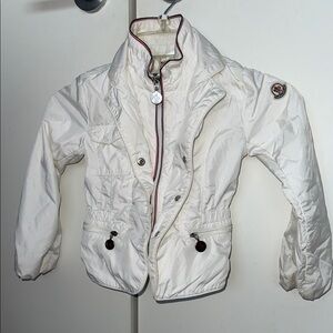 Moncler White Puffer Jacket